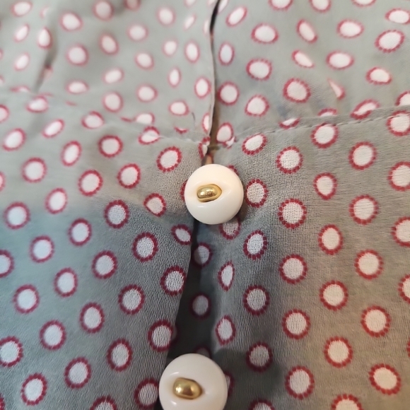 Banana Republic Polka Dot Halter Top Size Large Petite NWT - Picture 2 of 9